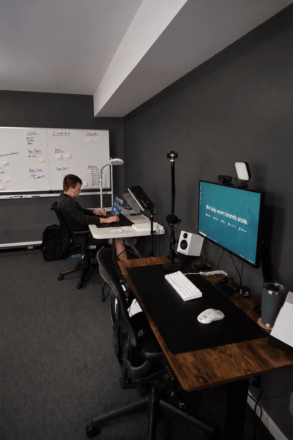 Inside the North Track Digital office in Lake Orion, Michigan
